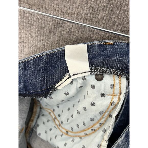 Lucky Brand Sweet Jean Crop Jeans Womens Size 12 Blue Denim Pockets‎ - Picture 5 of 10